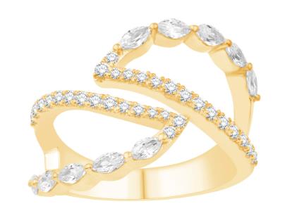 14KT Gold and Diamond Fashion Ring