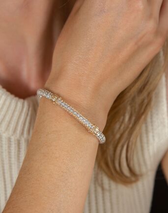 VAHAN 4mm Diamond Bar Bracelet