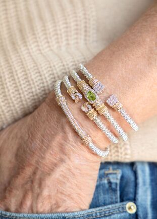 VAHAN 3mm Stackable Bangle Bracelet