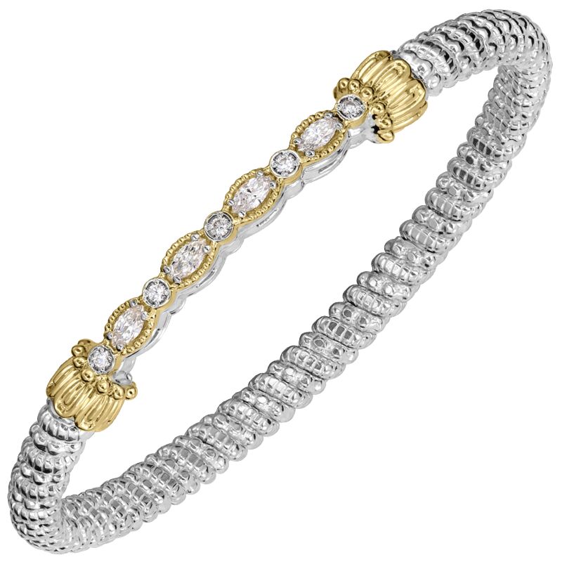 VAHAN 4mm Diamond Bar Bracelet