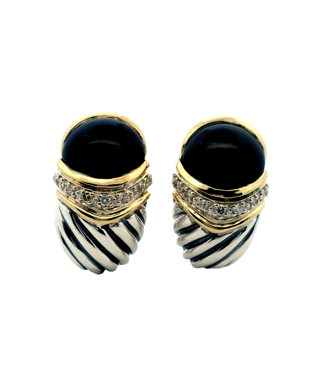 David Yurman Onyx Earrings (Consginment)