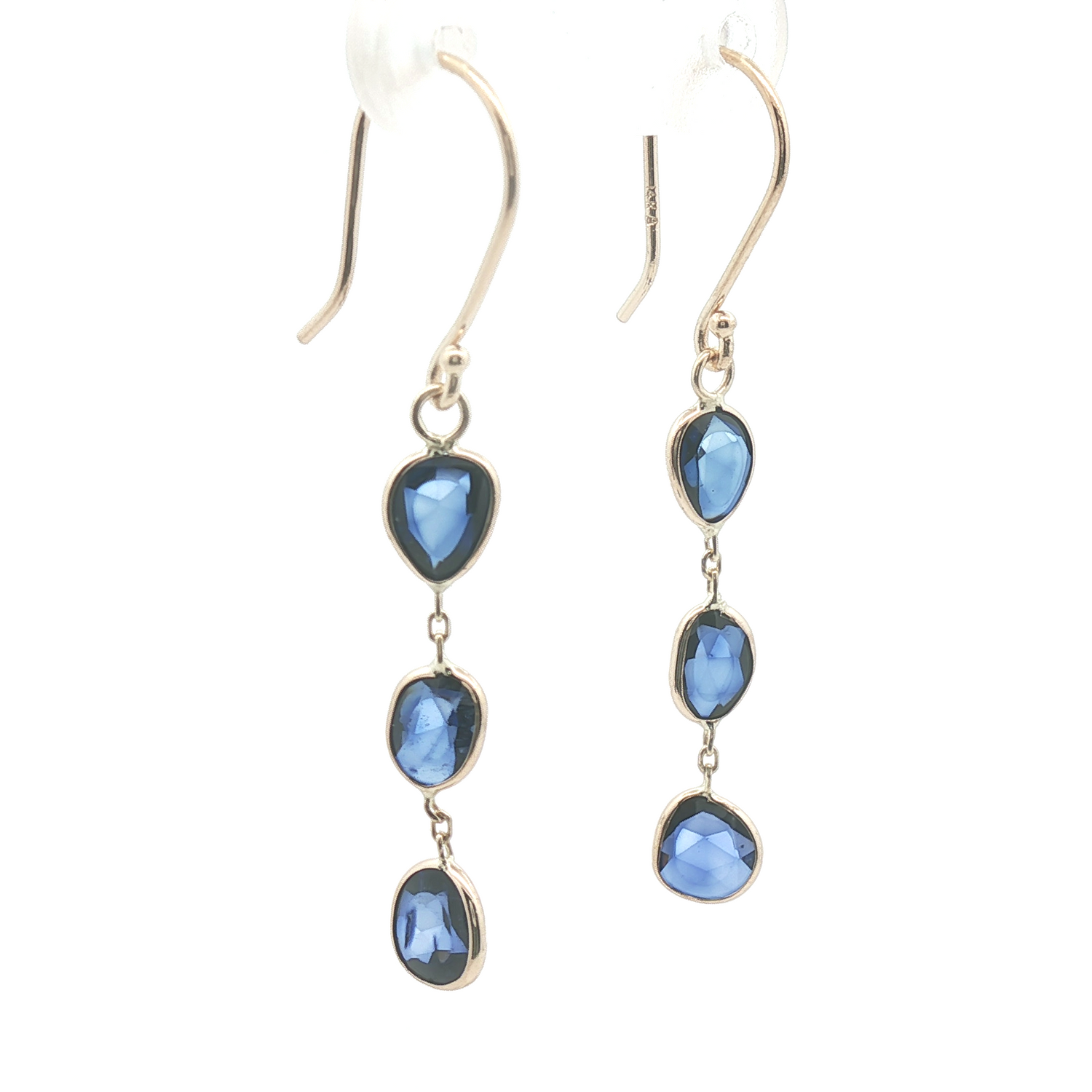 Sapphire Drop Earrings