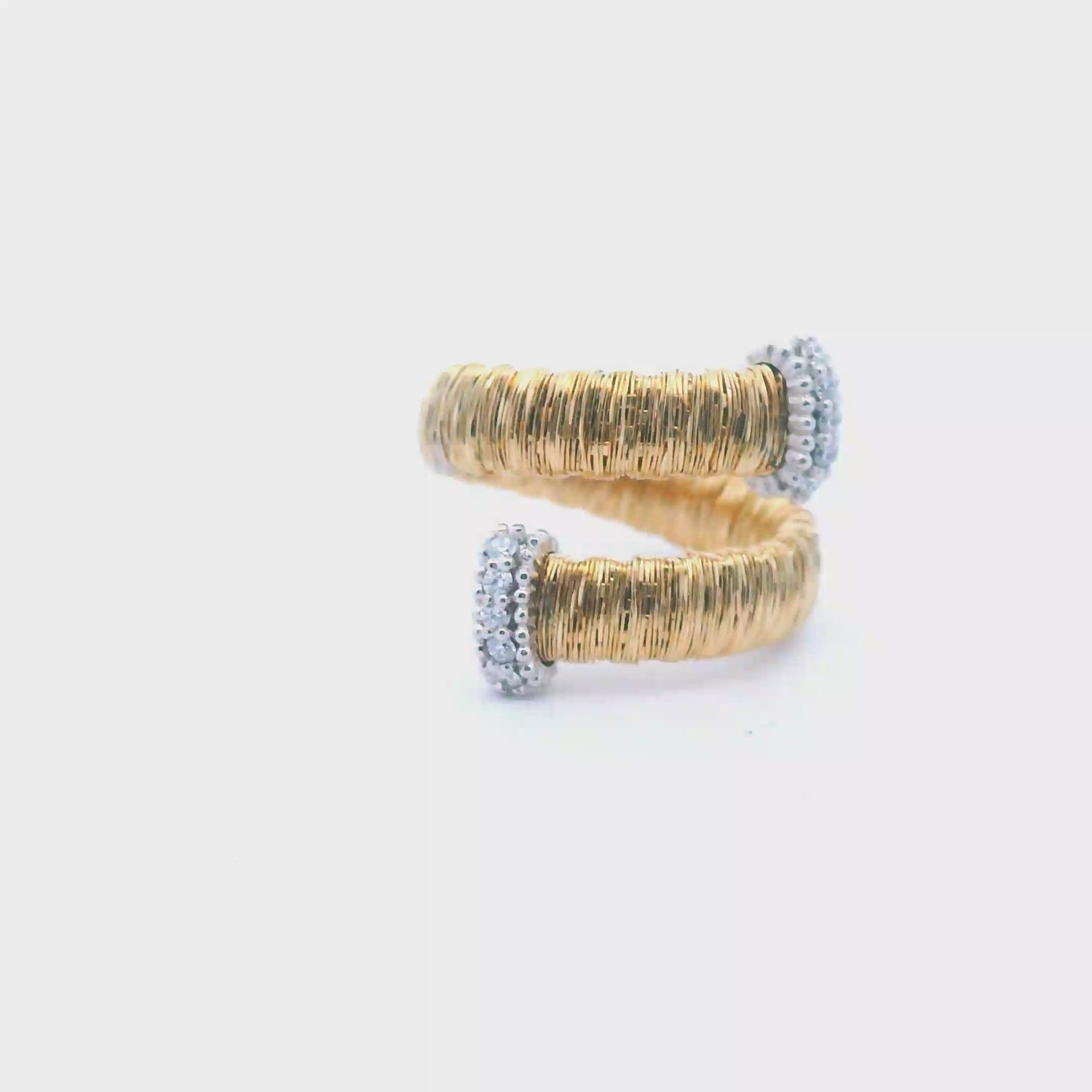 Piero Milano 18KTY Single Wrap Ring