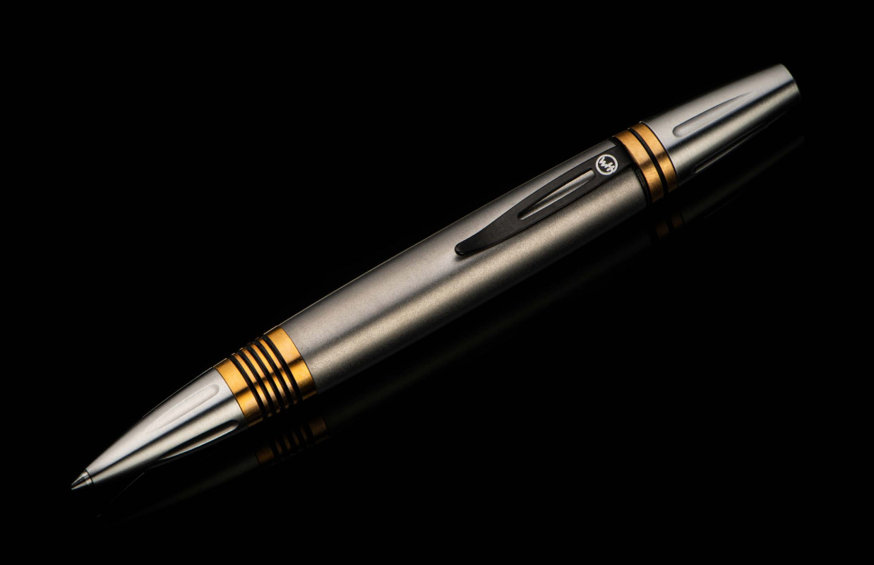 William Henry Black and Orange Acrylic Pen 001-842-00780, Saxons Fine  Jewelers